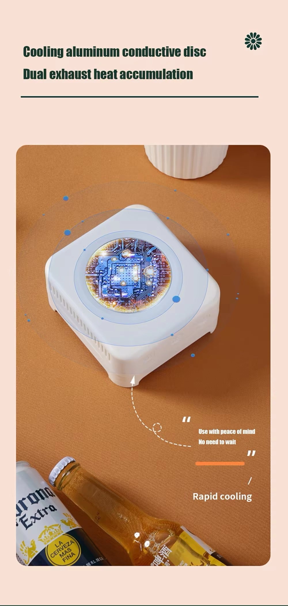 2 In 1 Smart Heater & Cooling Pad Mug With Gift Box