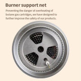 Portable Outdoor Camping Gas Stove Professional Travel Picnic Butane Stove Lightweight & Compact Cooktop for Hiking & Survival