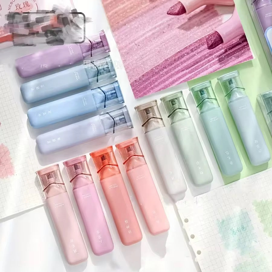 Colorful Flash Pen Smooth Writing Marker PenAnti-Smear Ink, Diary & Gift Pen