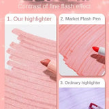 Colorful Flash Pen Smooth Writing Marker PenAnti-Smear Ink, Diary & Gift Pen