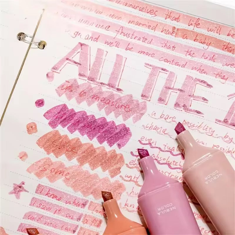 Colorful Flash Pen Smooth Writing Marker PenAnti-Smear Ink, Diary & Gift Pen