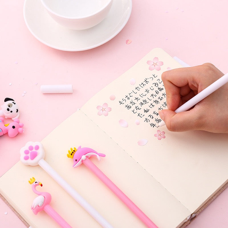 Kawaii Cartoon Gel Pen Cute Designer School & Office Writing Pen