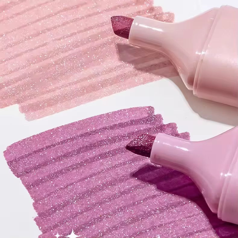 Colorful Flash Pen Smooth Writing Marker PenAnti-Smear Ink, Diary & Gift Pen