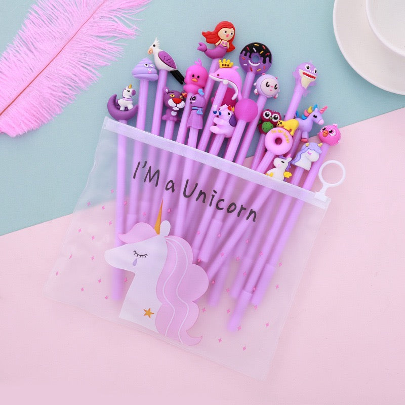 Kawaii Cartoon Gel Pen Cute Designer School & Office Writing Pen