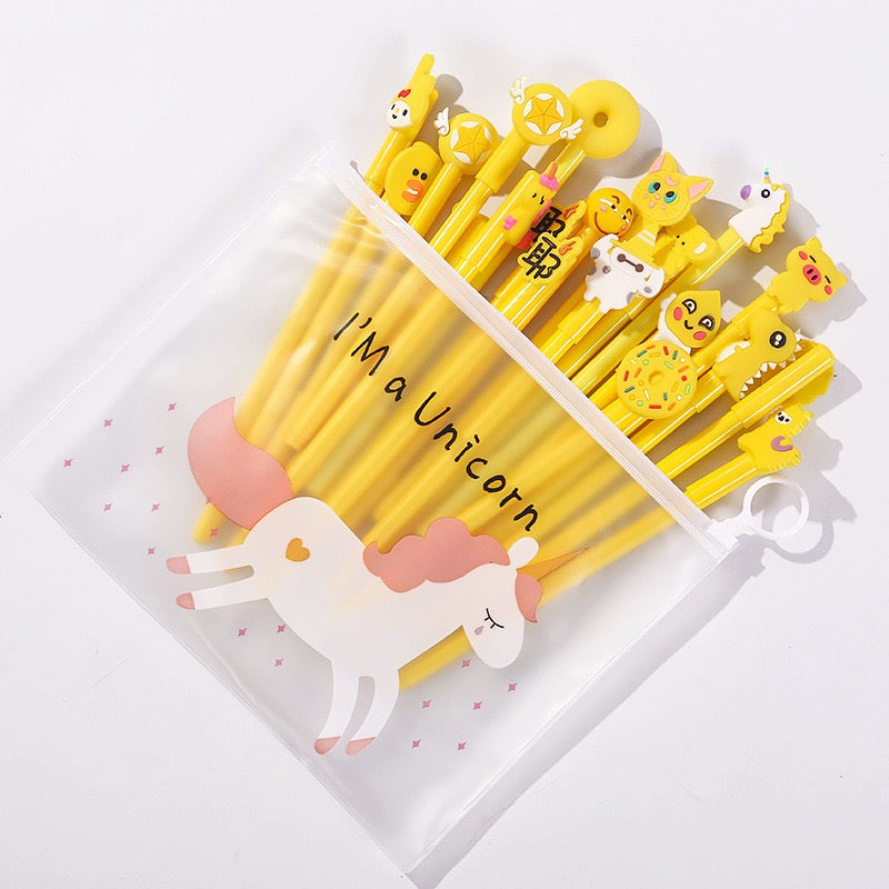 Kawaii Cartoon Gel Pen Cute Designer School & Office Writing Pen