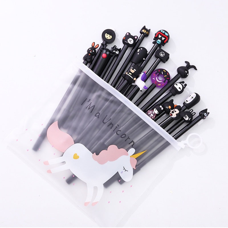 Kawaii Cartoon Gel Pen Cute Designer School & Office Writing Pen