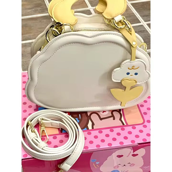 Cute Cartoon Tote Bag for Kids Outdoor Portable Crossbody Handbag