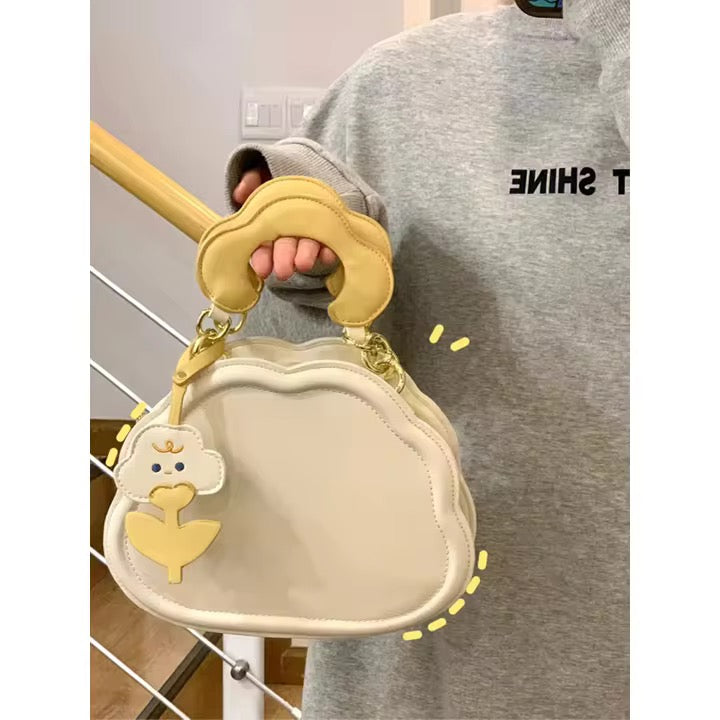 Cute Cartoon Tote Bag for Kids Outdoor Portable Crossbody Handbag