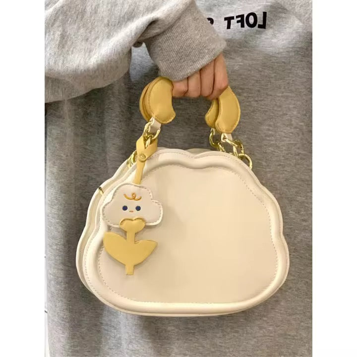 Cute Cartoon Tote Bag for Kids Outdoor Portable Crossbody Handbag