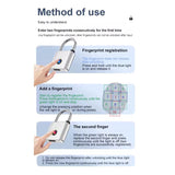 Fingerprint Smart PadlockBiometric Lock for Travel Luggage, Gym Lockers, Cabinets & Backpacks