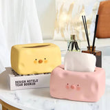 Light Luxury Ceramic Cloud Tissue Box Electroplated Desktop Paper Holder for Bathroom, Living Room & Vanity