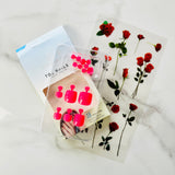 Solid Color Toenail Stickers Easy Self Adhesive Nail Wraps