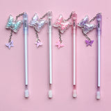 Glitter Decor Neutral Pens Cute Ballpoint Pens for Office & School Use