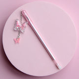 Glitter Decor Neutral Pens Cute Ballpoint Pens for Office & School Use