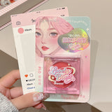 Monochrome Pink Blush Cream Palette Natural Matte Waterproof Long Lasting Cheek & Eye Makeup