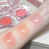 Monochrome Pink Blush Cream Palette Natural Matte Waterproof Long Lasting Cheek & Eye Makeup