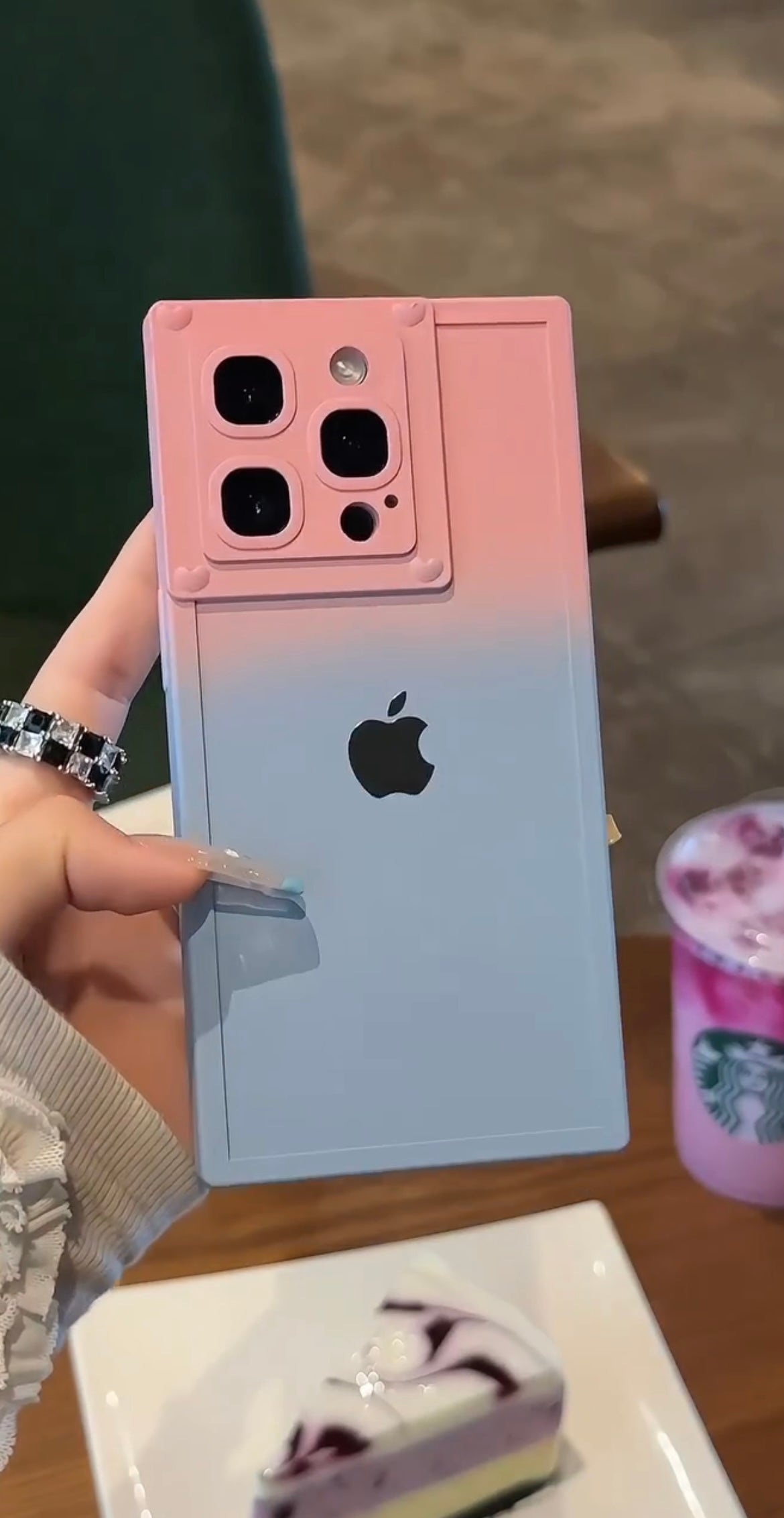 Square Gradient Mobile Cover