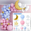 119 pcs Moon & Stars Balloon Garland Set