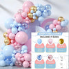106 pcs Pastel Balloon Garland Set