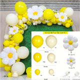 Yellow Daisy Balloon Garland Kit 116 PCS Party Decoration Set