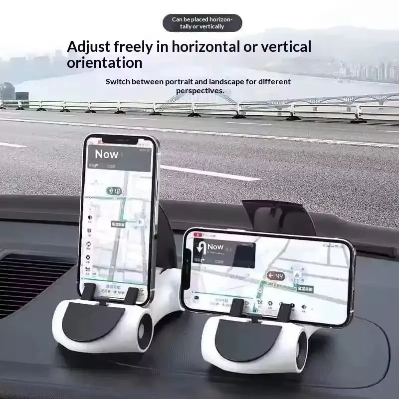Creative Car-Shaped Phone Holder Stand Adjustable Desktop Car Dashboard Mobile Stand
