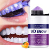 Rozino 9D Snow Purple Teeth Whitening Powder Deep Cleaning Tooth Powder for Fresh Breath & Brighter Smile (80g)