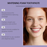9D Whitening Foam Toothpaste Deep Cleansing Whitening Mousse Toothpaste (50ml)