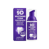 9D Whitening Foam Toothpaste Deep Cleansing Whitening Mousse Toothpaste (50ml)