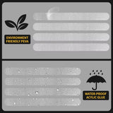 Anti-Slip Bathtub Safety Strips with Scraper Waterproof Non-Skid Grip Tape Set for Bathroom, Stairs & Pools
