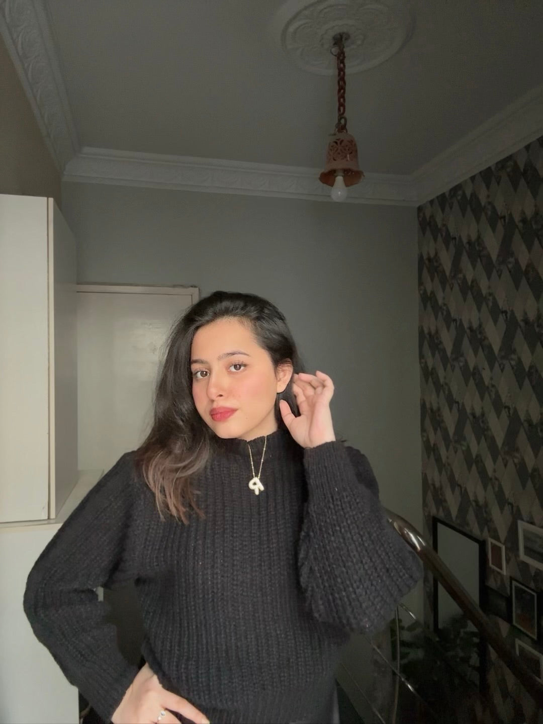 Vintage Lantern Long Sleeve Sweater Women Korean Autumn Winter Knitwear O Neck Pullover Tops Chic Fashion Solid Female Jumper