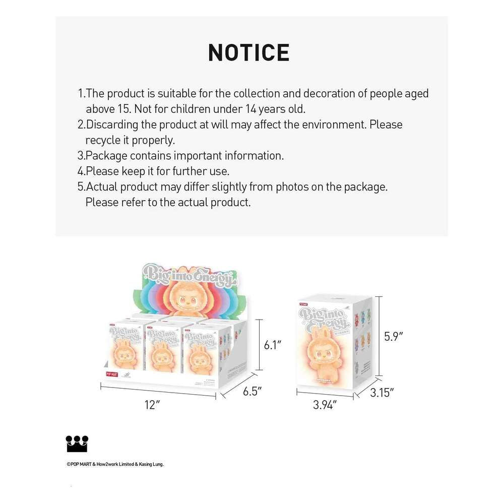 Biginto Energy Blind Box Plush Keychain