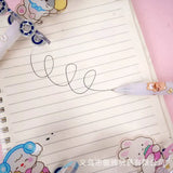 Cute Animal Spinner Gel Pen 0.5mm Black Ink Kawaii Fidget Pen