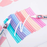Dual Tip Erasable Highlighter Marker Chisel Tip Study Marker for School & Journaling