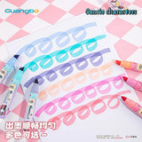 Dual Tip Erasable Highlighter Marker Chisel Tip Study Marker for School & Journaling