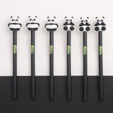 Cute Panda 3D Gel Ink Pen Kawaii 0.5mm Black Ink Pen for School & Office