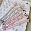 Cute Cat Erasable Gel Pen 0.5mm Kawaii Cartoon Writing Pen with Eraser