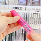 Cute Lipstick Style Sliding Eraser Kawaii Push-Up Eraser for School & Office
