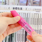 Cute Lipstick Style Sliding Eraser Kawaii Push-Up Eraser for School & Office