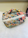 Quilted Floral Travel Cosmetic Bag Multi Pattern Makeup & Toiletry Organizer