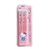 HB & 2B Wooden Pencil Set 12PCS Cute Kawaii School Stationery
