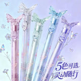 Butterfly Wing Gel Pen 0.5mm Cute Kawaii Crystal Ballpoint Pen