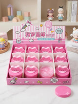 Pink Dream Pearl Slime Glitter Butter Slime with Bow Lid Soft Stretchy Sensory Toy