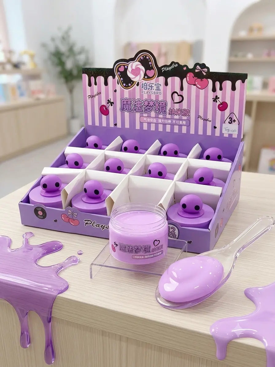 Purple Dream Butter Slime Ultra Soft Stretchy DIY Sensory Slime Toy