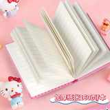 Hello Kitty Mini Pocket Notebook Cute Hardcover Lined Journal (160 Pages)