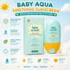 Baby Aqua Soothing Sunscreen SPF 31 PA+++ Gentle UV Protection for Babies & Kids (50g)