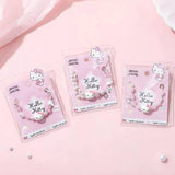 Cute Kitty Pearl Beaded Bracelet Kawaii Adjustable Charm Bracelet for Girls