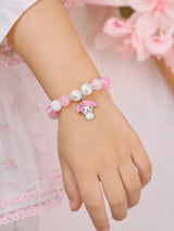 Character Beaded Bracelet for Kids Cute Stretch Charm Bracelet