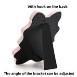 Luxury Bow Vanity Mirror Cute Desktop Makeup Mirror with Adjustable Stand & Wall Hook