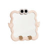 Cute Cartoon Wall Mounted Makeup Mirror with Phone Stand Multifunction Vanity Mirror