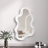 Abstract Wavy Decorative Wall Mirror Modern Irregular Vanity Mirror for Bedroom & Living Room